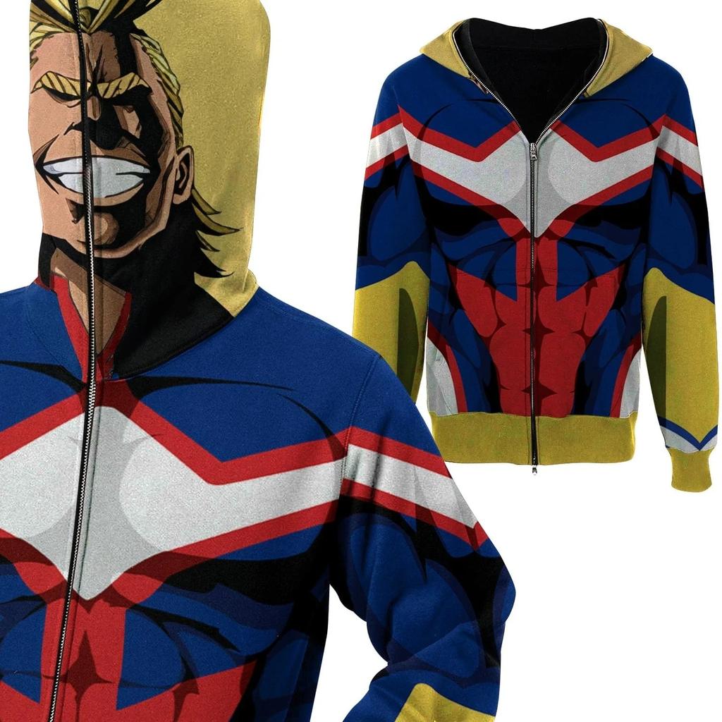 My Hero Academia postać z anime druk 3D cosplay męska bluza z kapturem ubrania wyprzedaż
