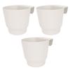 Hanging Flower Pot Efficient Drainage System Fence Hanging Bucket Pot for Balcony Garden Handrail