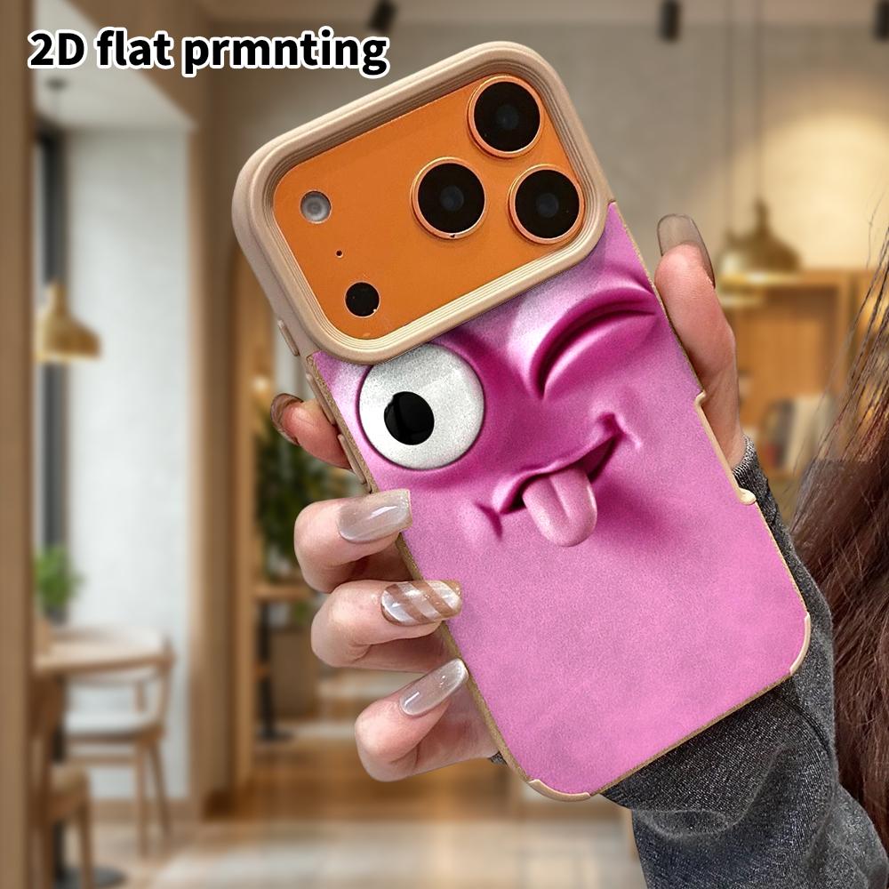Phone Case: Lambskin 2D Flat Samsung Galaxy A34 A35 M05 M06 S20 S22 S21 FE Plus 5G Protective Case, Pink Cute, Christmas and Halloween Gift