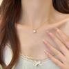 Gold-Plated Pearl Pendant Necklace - Elegant, Versatile, Light Luxury Clavicle Chain