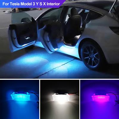 1PC Car LED License Plate Lights Number Plate Lamp Trunk Light Door Welcome Light Replacement Canbus Error Free Car 12V Light