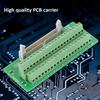 IDC40P 40Pin Male Header Breakout Board Terminal Block Connector PLC Interface with Bracket