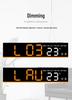LED Multi-Functional Alarm Clock with Ambient Light and Simple Design, Model 5523