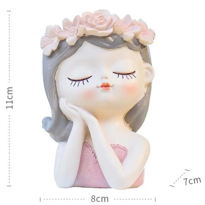 Fairy Succulent Flowerpot Desktop Ornament Succulents Plant Potted Green Plants Vase  Home Gardening