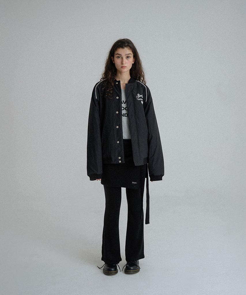 SUNDAY FRUIT MARKET Sun Flare Pant Wrap Set Black