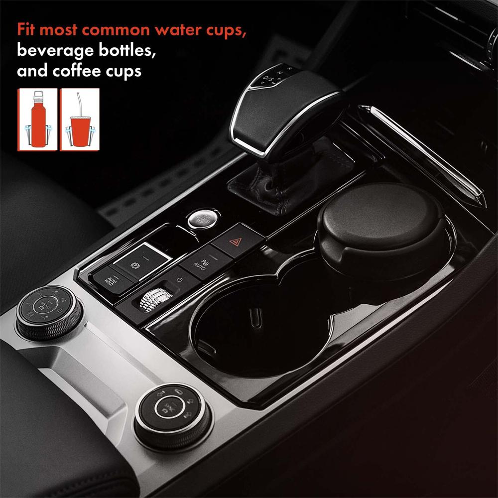 Front Console Black Cup Holder Armrest Pad for Ford F-250 F-350 F-450 Super Duty
