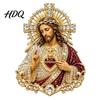 Faith Symbol Brooch Sacred Heart of Jesus Brooch Confirmation Souvenir Christian Accessory