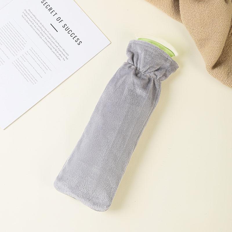 Große Heißwasserflasche für Bauch, Nacken und Rücken – Langes Streifendesign für die Wärmetherapie