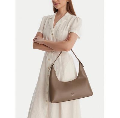 Emblem Hw Lthr Shoulder Bag
