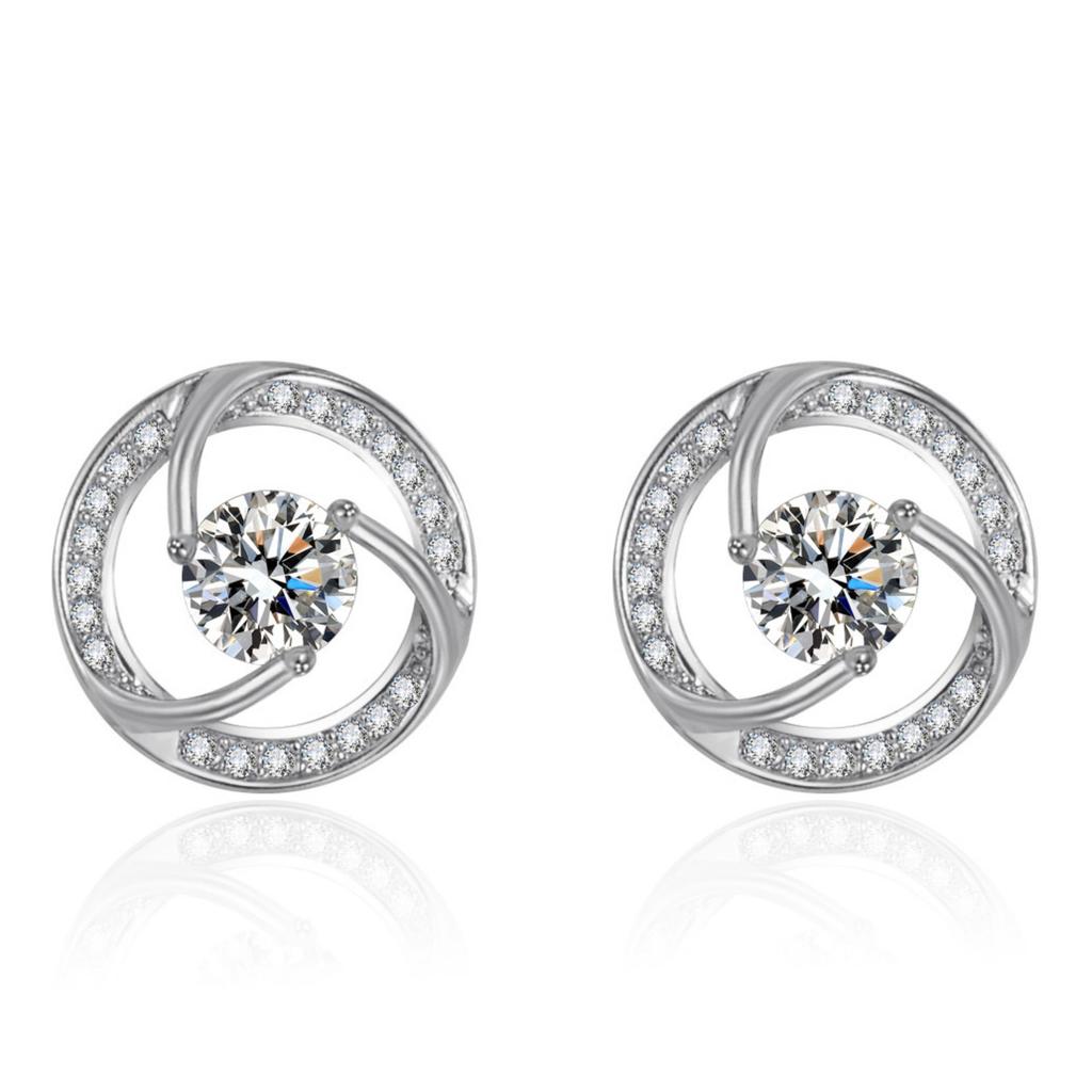 925 Silver Stud Earrings Beautiful Earrings High Quality For Women Earring Wedding Fine Jewelry Accessories Party Gift