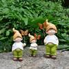 Set of 3 Butterfly Boy Garden Decoration Indoor Outdoor Garden Landscape Statue