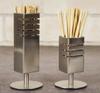 Trifri Toothpick Dispenser Compact Stainless Steel Cocktail Picks Holder For Patio Stool & Dinner Table one rectangular Shaped Box with stand Holder