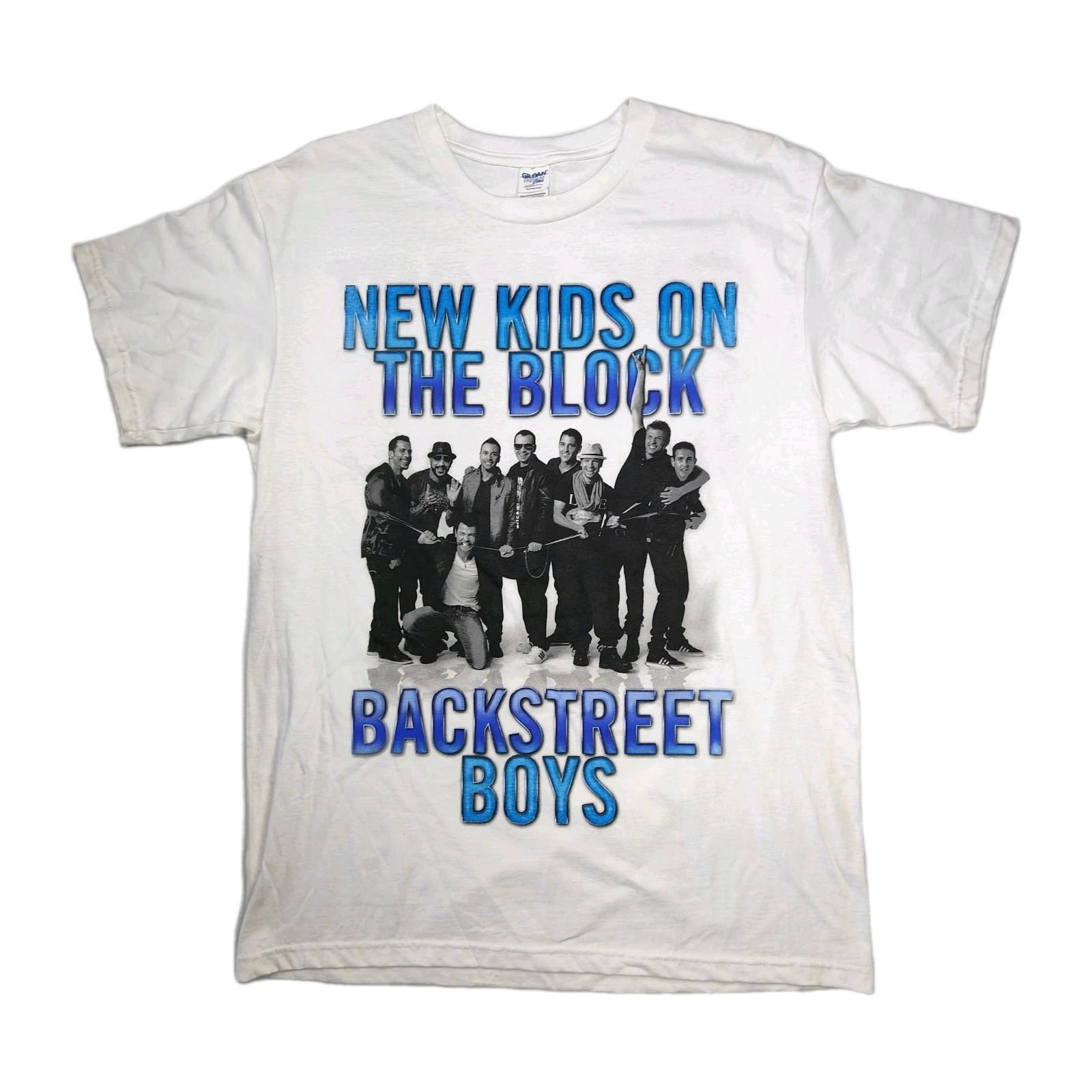New Kids On The Block Backstreet Boys T-shirt Large NKOTB 2012 AUS Tour Merch L