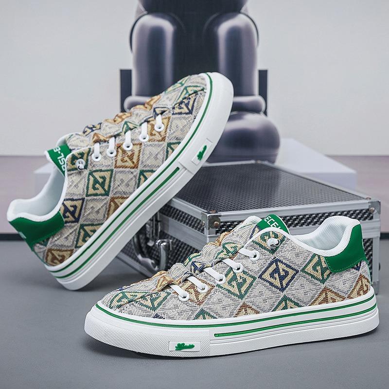 

Мужская парусиновая обувь ****** дышащая универсальная спортивная и прогулочная обувь для сноуборда с одной педалью, подошва дерьмо старая ******* тканевая обувь нишевая модная обувь 44 зелёный