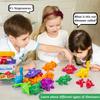 Passendes Dinosaurier-Spielzeug mit Aufbewahrungseimer – Montessori-Spielzeug für Kinder, Lernspielzeug zum Zählen für Kleinkinder, Entwicklungsspiel für Kinder