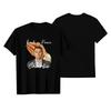 Unisex Round Neck Casual Printed Short-sleeved T-shirt Top