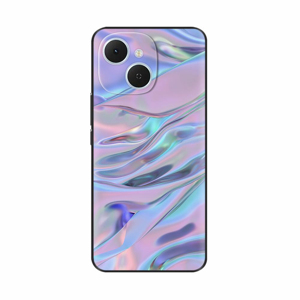 For Tecno Spark 40C Case Flowers Soft Silicone TPU Phone Cases For Tecno Spark 40C Shockproof Cool Wolf Flowers Protective Cover