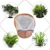Winter Plant Protection Covers Planter Insulation Cover, Zippered Flower Pot Wrap, Cold Wind Shield for Potted Trees Bag with Drawstring Outdoor