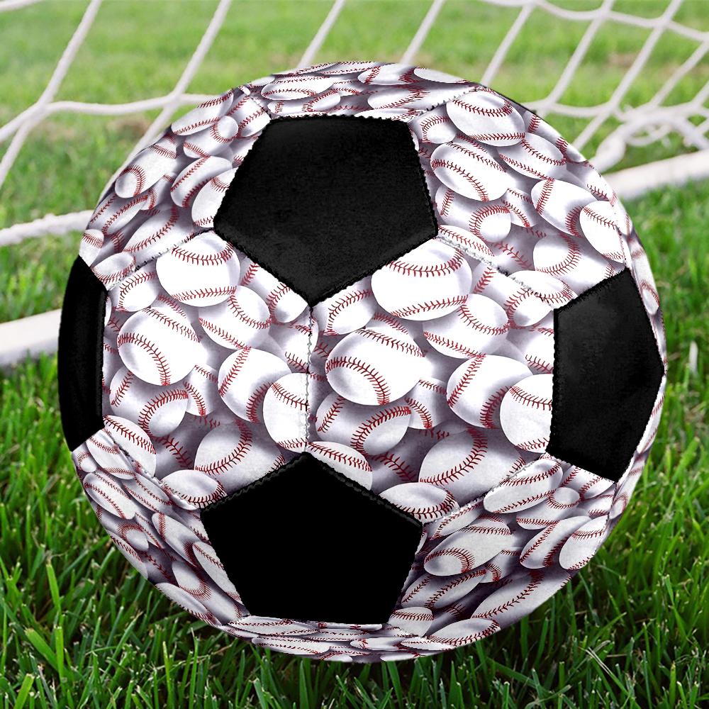 Baseball Theme Size 5 Soccer Ball, Suitable for Both Indoor and Outdoor Matches, a Gift Suitable for Everyone.