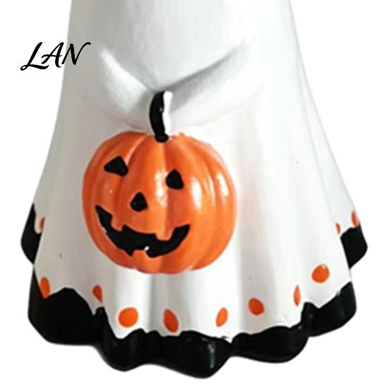 Halloween Gifts for Friends Ghost Ornament, Cute Tabletop Sculpture, Durable Resin Decorative Centerpiece Table Home Party Festive Shelf Ornaments