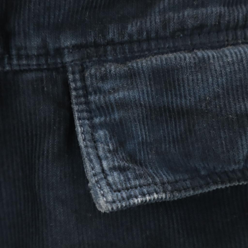 Gucci Made In Italy Corduroy Cargo Pants 44 Navy System Button Fly Men's Used