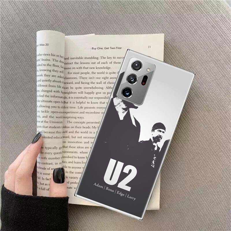 Band U2 Phone Case For Samsung Galaxy S25 Edge S24 S23 FE S22 S26 Ultra S21 S20 S10 Plus Capa Soft