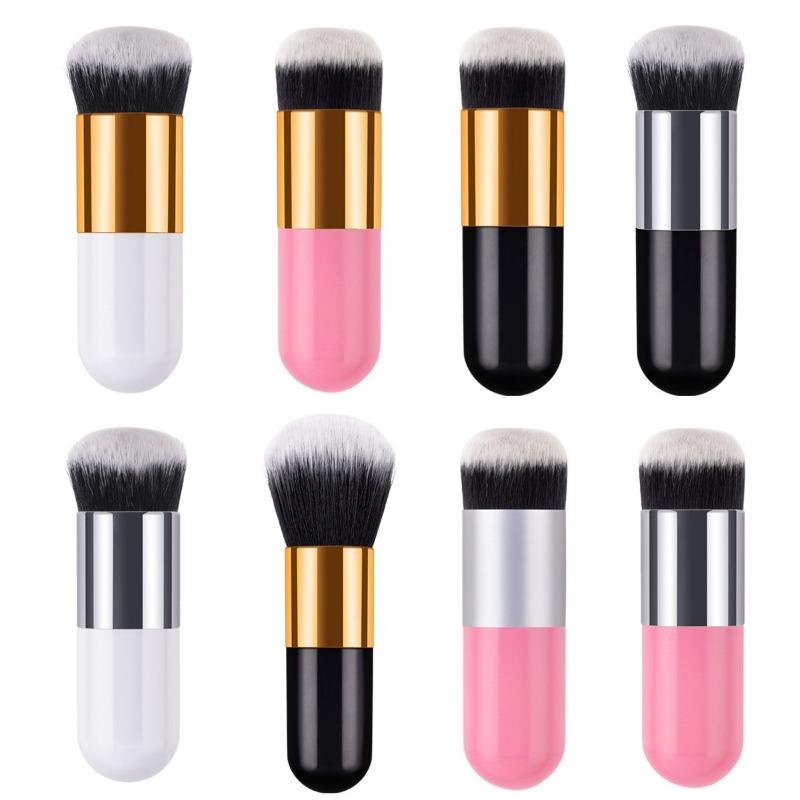 Large Small Fat Pier Foundation Brush MakeUp Brush Bb Cream Mushroom Brushes No Powder No Mark Foundation Make-Up Brush Pink