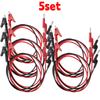 Red Black Alligator Clips Banana Plug Test Leads Double-ended Crocodile Test Clips Cable Lead Connector Multimeter Measure Tool