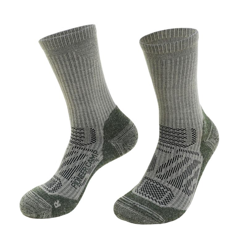 TOREAD XPS411008 Sports Anti-Bacterial Hiking Mid-Calf Terry Socks M