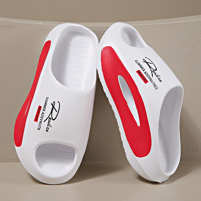 New Men Slide Shoes Women Shoes Summertime Beach Slide Shoes Luxury Outside Indoor Eva Soft Flip Flops Male Slip-Resistant Shoes