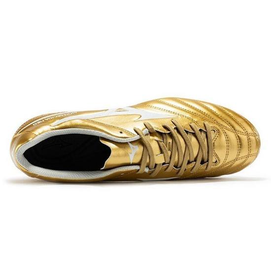Mizuno Monarcida Neo II Punta Rotonda Allacciatura Top Basso AG (Borchie corte in gomma) Scarpe da calcio P1GA210650 in pelle sintetica, antiscivolo, resistenti, traspiranti