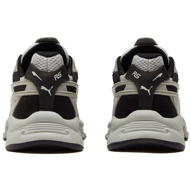 Puma Rs-Connect Retro Fabric Shock Absorption Non-Slip Wear-Resistant Mid-Top Casual Running Shoes Unisex Sneaker Gray Black 383425-02