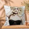 Singer L-Lady Gaga Mayhem Cushion Cover Pillowcase Upholstery Sofa Throw Pillow Home Decor Pillowcas