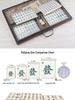 Antikes Mahjong-Set: Reisegröße bis Groß mit Lederbox und Geschenkhinweisen