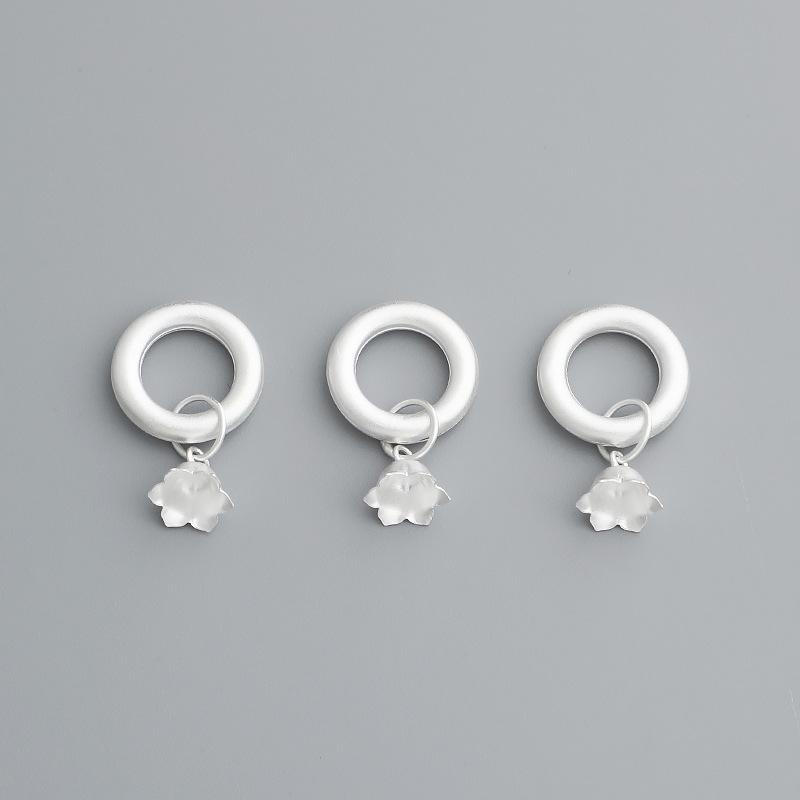 S990 Sterling Silver Lily of the Valley Pendant Bracelet/Necklace Charm