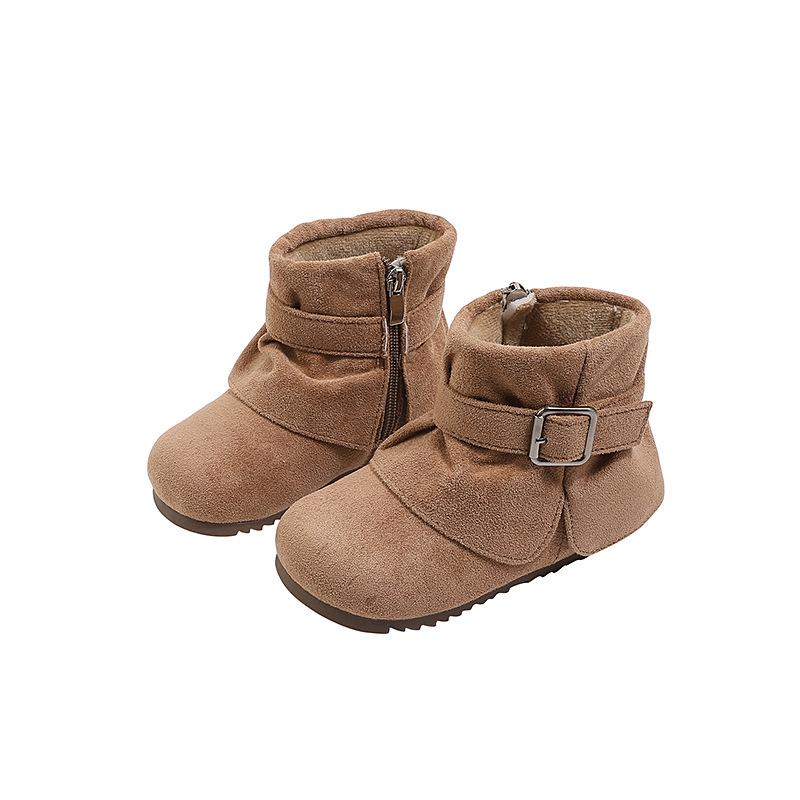 Anti-slip Shoes - Vintage Boots - New Style Children's Short Boots - Girls' Shoes
