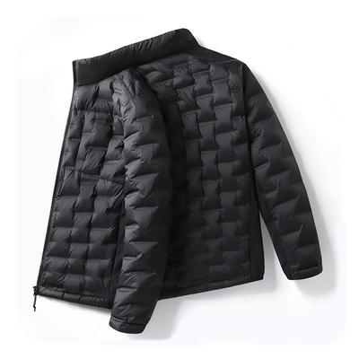 Leichte Daunenjacke für Damen und Herren mit Stehkragen für den Winter - Weiße Entendaune, Modischer Lässiger Warmer Mantel