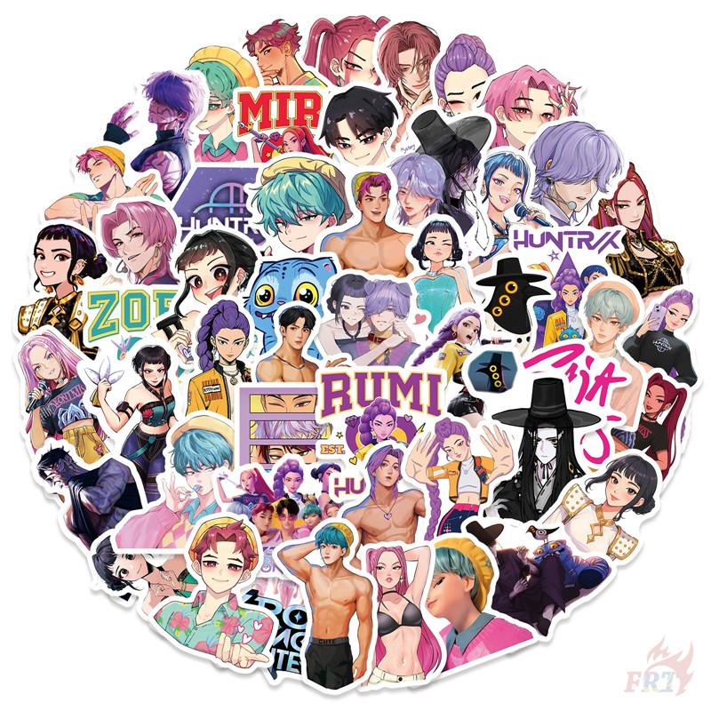 50Pcs/Set KPop Demon Hunters Series 04 Stickers DIY Fashion Waterproof Doodle Decals Stickers
