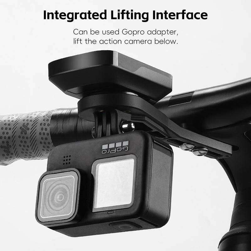 WEST BIKING Fahrradlenker Computerhalterung Nylon Halterung MTB Rennrad Lenkerverlängerung Basis für Garmin Bryton Wahoo