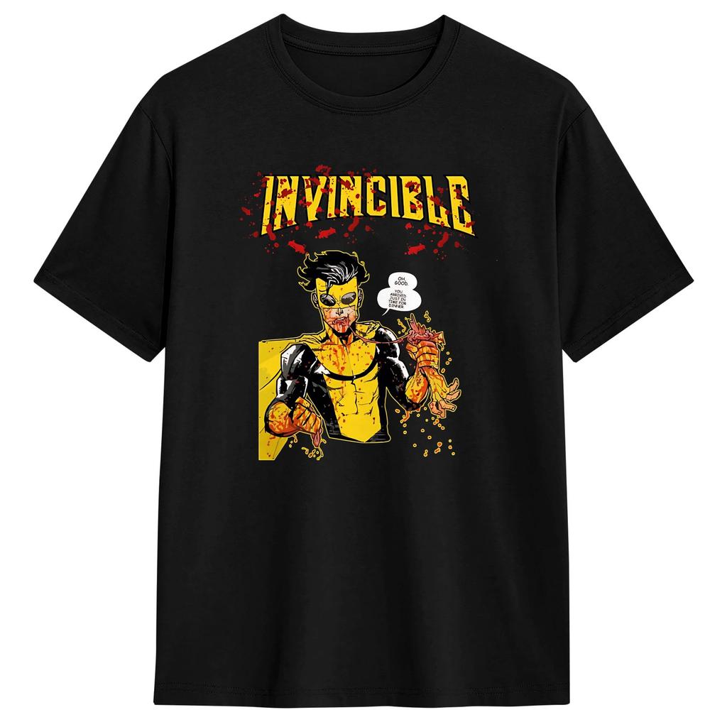 Anissa Invincible Character T Shirt Summer Cotton TShirts For Unisexs Custom DIY Tee Shirt ShortSleeved Y2K Funny Tops