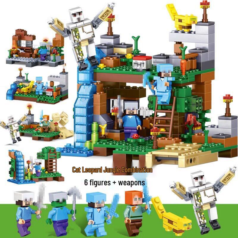 Minecraft Steve's Treehouse Adventure Set - Building Blocks Toy for Kids