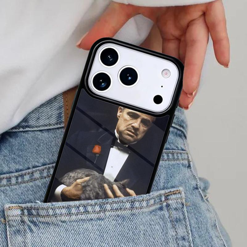 The Godfather Don Corleone Phone Case for iPhone 17ProMax 12 13 14 15 16e 17 Pro Max Plus Air Cover