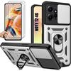 Case for Xiaomi Redmi Note 12 - Xiaomi - Silver - Shockproof - Scratch-Resistant - 2 Tempered Glasses
