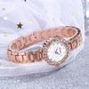 Woman Fashion Chic Diamante Steel Strap Quartz Watch