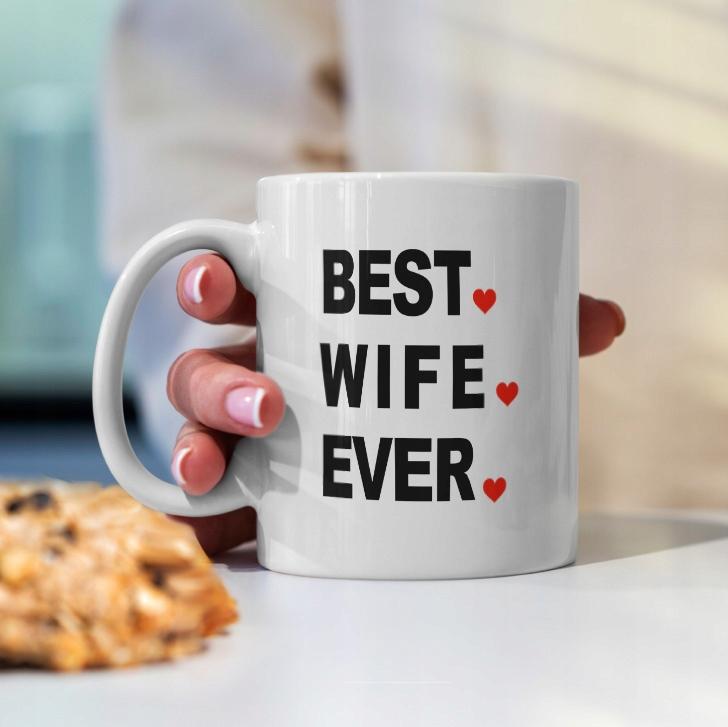 Kubek Prezent Na Walentynki Dla Żony The Office Best Wife Ever Żona