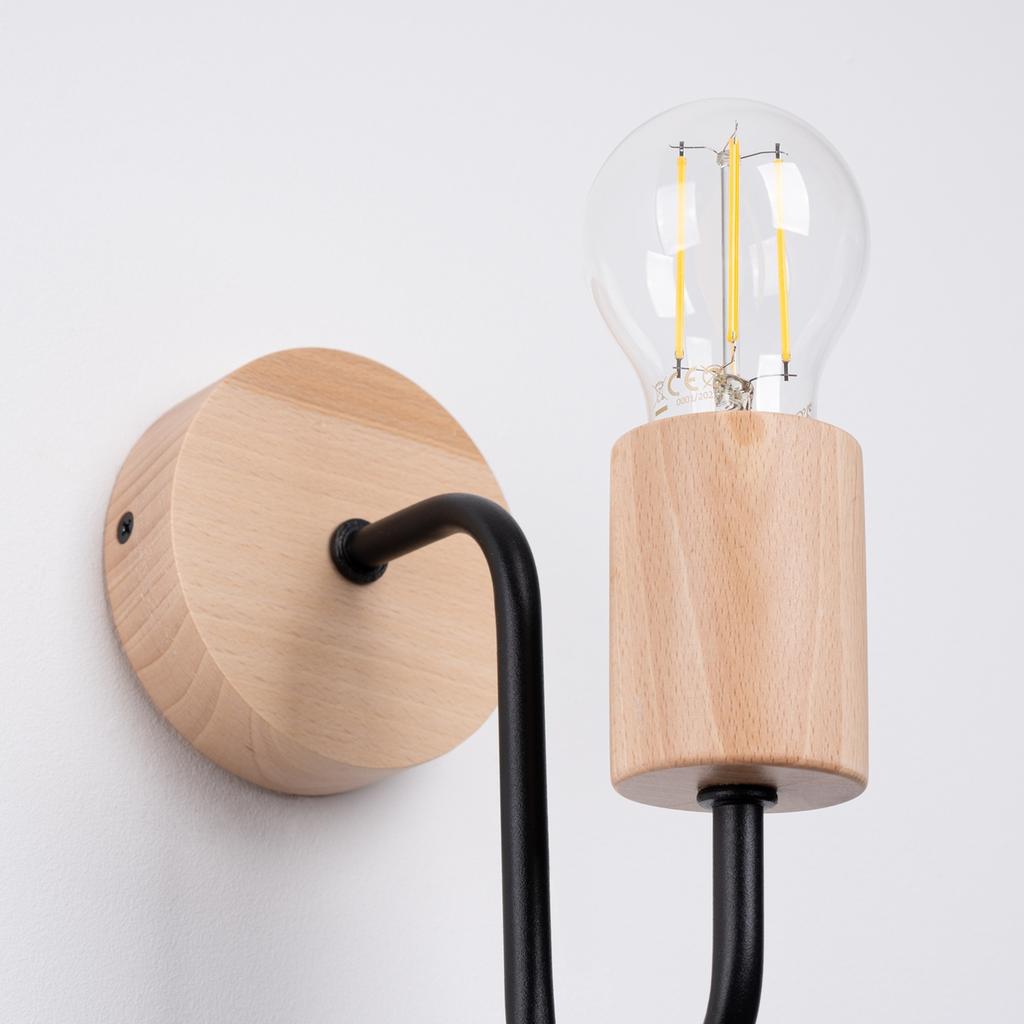 Timbo Black Wall Lamp