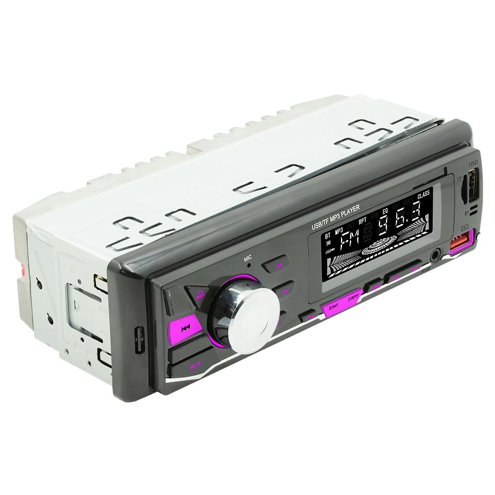 Car MP3 Player BT Stereo Receiver FM Radio Hands-Free Calling U-Disk/TF Card/Aux-in Player Support