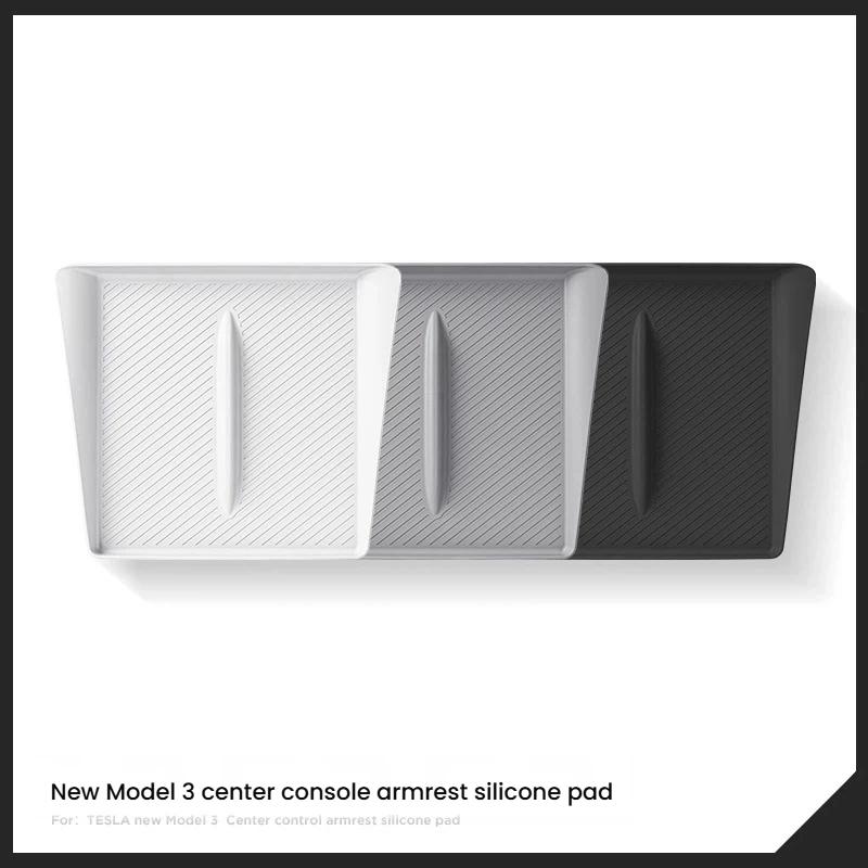 For the 2023 Tesla Rejuvenated MODEL3 Central Control Mobile Phone Wireless Charging Mat Car Storage Storage Mat Interior