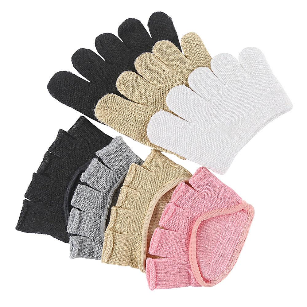 Women's Bamboo Five-Toe Sweat-Absorbing Split-Toe Socks (Four Seasons, Open-Toe, Invisible)