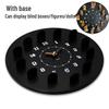 Magnetic Blackboard Wall Clock - DIY Artistic Home Decor for Living Room & Bedroom